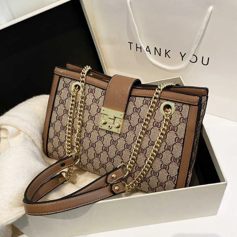 GUCCI Padlock small shoulder bag GG Canvas