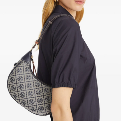 T Monogram Crescent shoulder bag