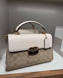 COACH Top Handle Bag In Signature Canvas