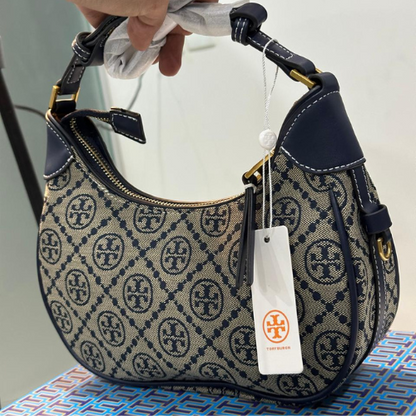 T Monogram Crescent shoulder bag